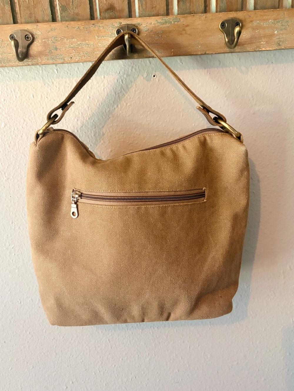 Meridian Lee Artisan Canvas Hobo Bag - Picture 3 of 16